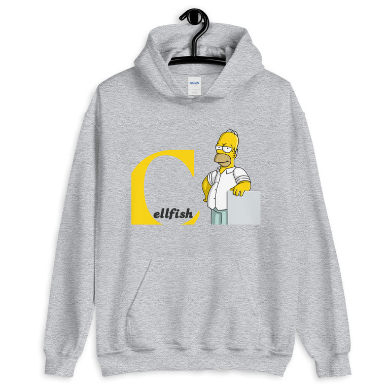 cellFish Eycatching design hoodie
