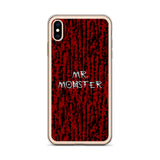 mr. monster premium quality iPhone Case by rocky apparels