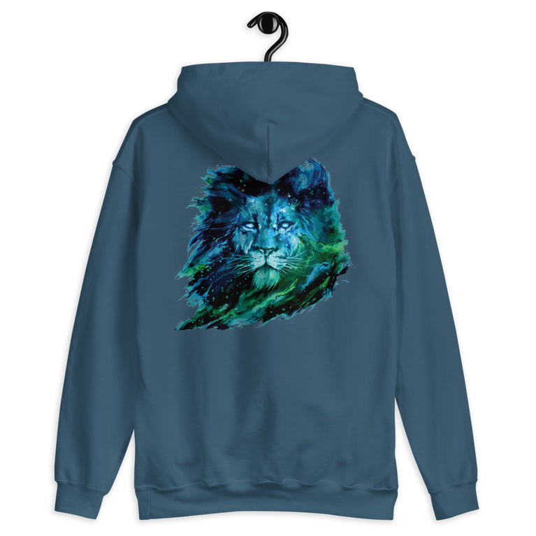 lion illustration elegant design hoodie by rocky apparels