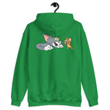 Crazy Tom and Jerry naughty Design Hoodie