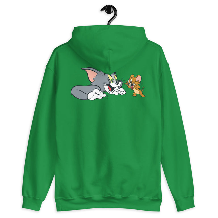 Crazy Tom and Jerry naughty Design Hoodie