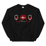 Message for the Blood Donation elegant Sweatshirt