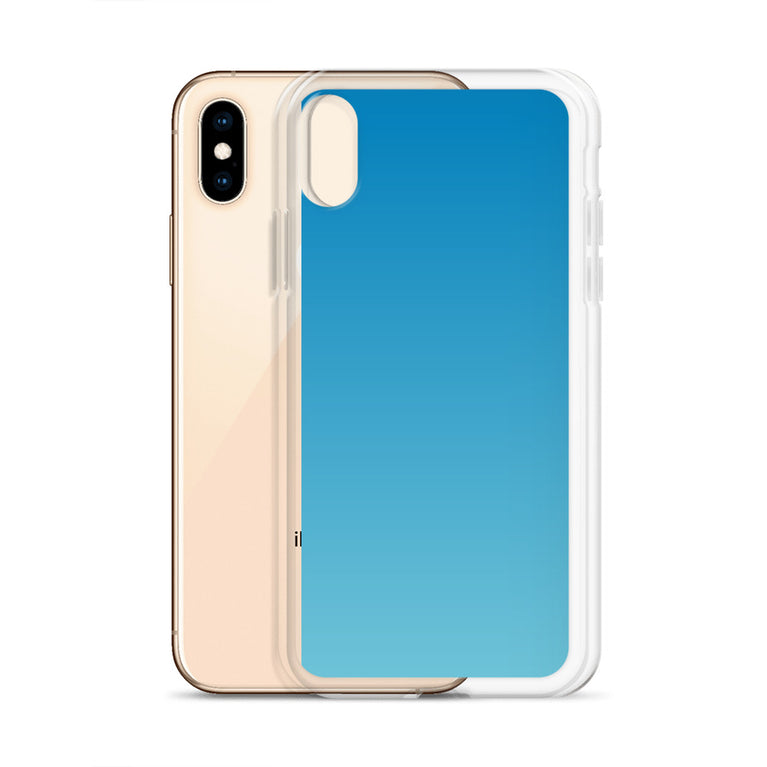 elegant blue colored iPhone Case