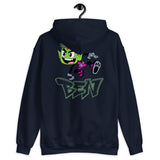 Ben in Action Elegant Hoodie Design