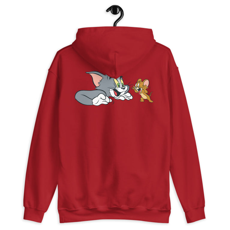 Crazy Tom and Jerry naughty Design Hoodie