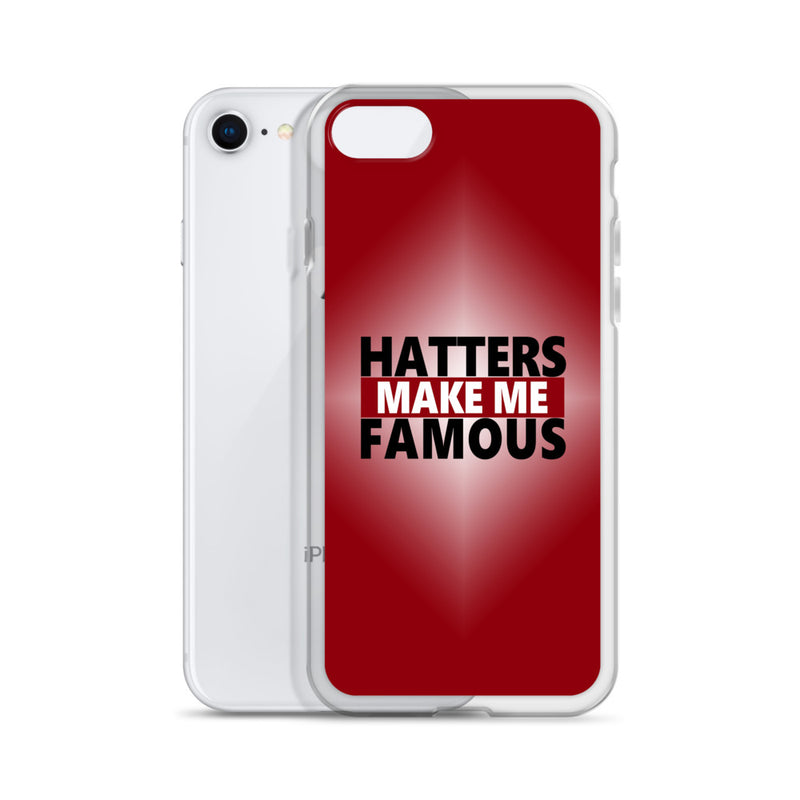 hatters make me famous elegant design iPhone Case