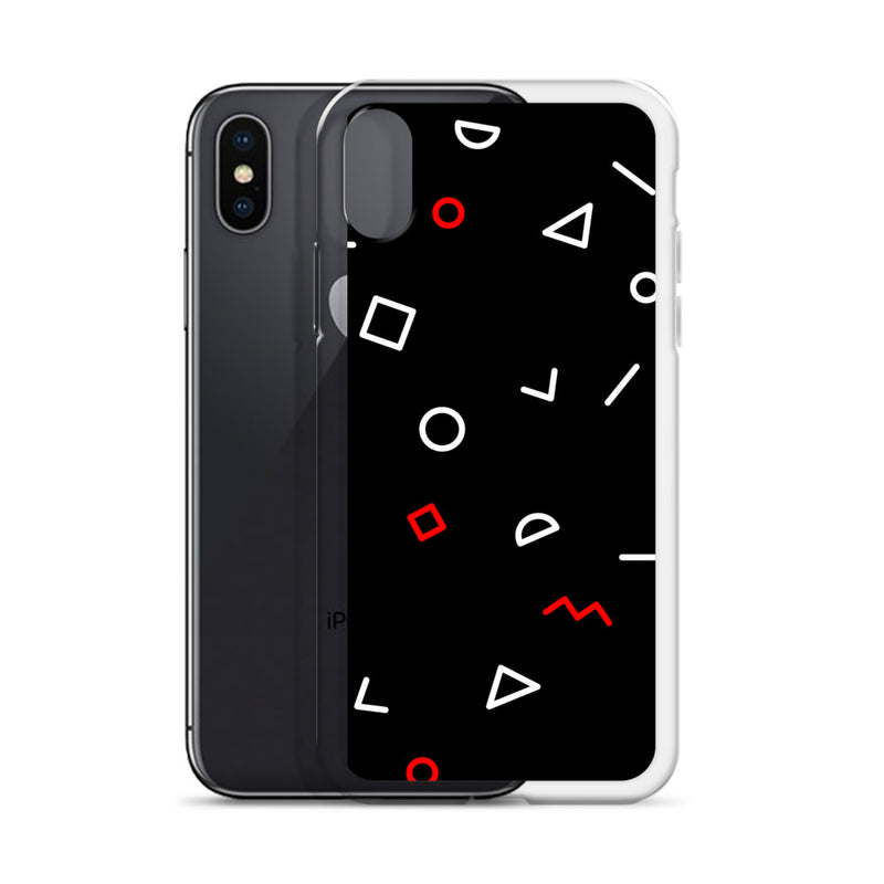 elegant shapes pattern premium quality iPhone Case