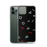 elegant shapes pattern premium quality iPhone Case