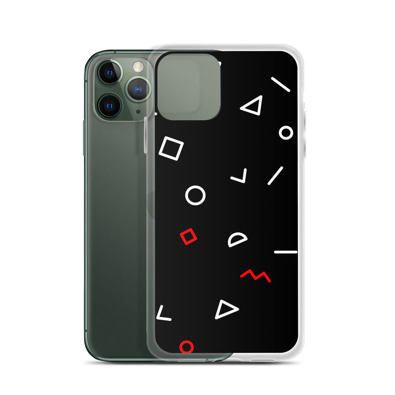 elegant shapes pattern premium quality iPhone Case