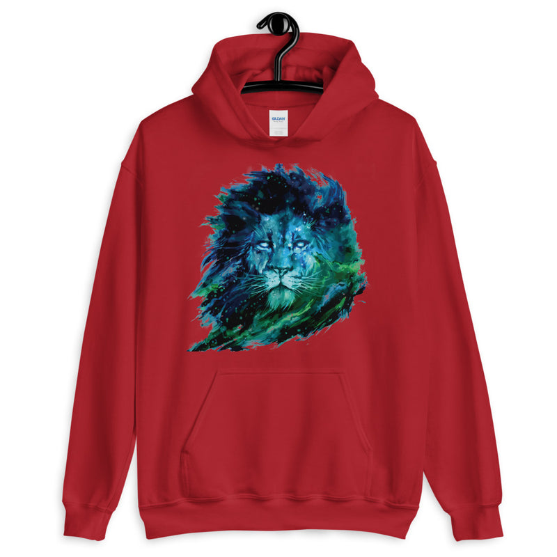 lion illustration elegant design hoodie by rocky apparels
