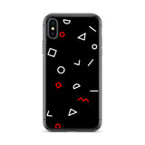 elegant shapes pattern premium quality iPhone Case