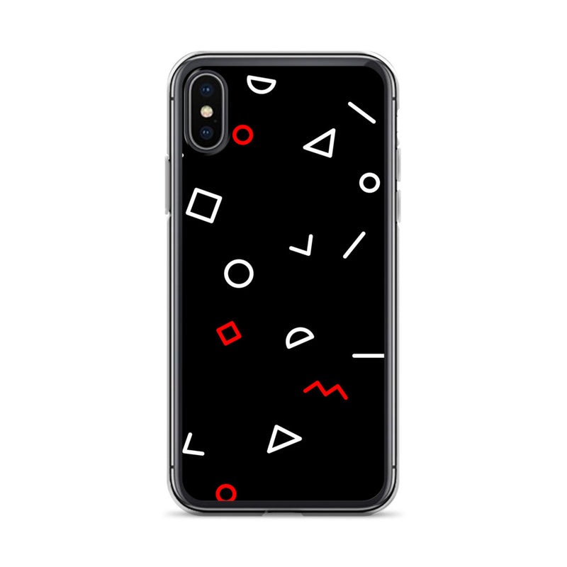 elegant shapes pattern premium quality iPhone Case