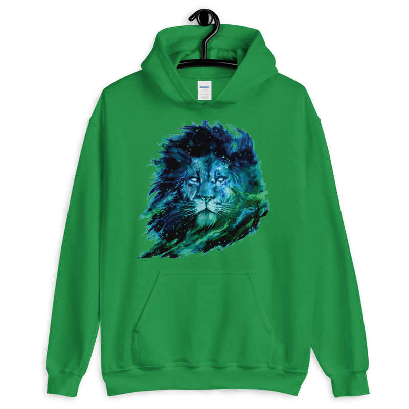 lion illustration elegant design hoodie by rocky apparels