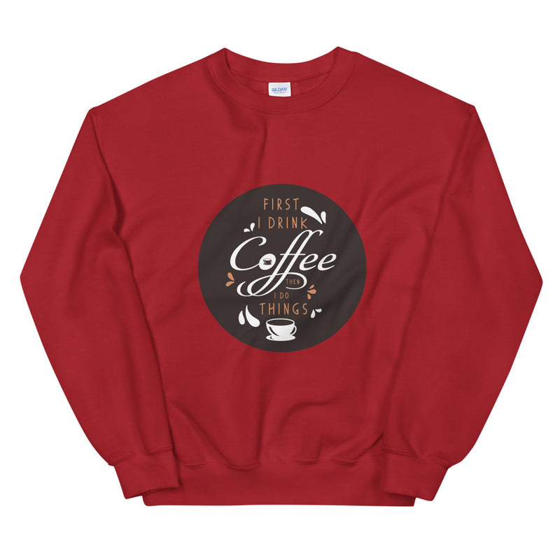 coffee lovers Sweatshirt by rocky apparels