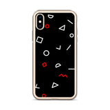 elegant shapes pattern premium quality iPhone Case
