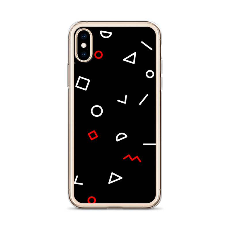 elegant shapes pattern premium quality iPhone Case