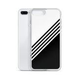elegant black and white combination designed iPhone Case