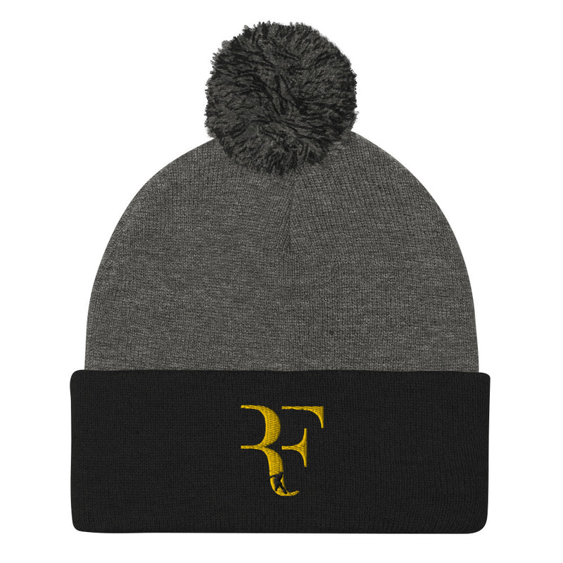 roger federer premium Pom-Pom Beanie by rocky apparels