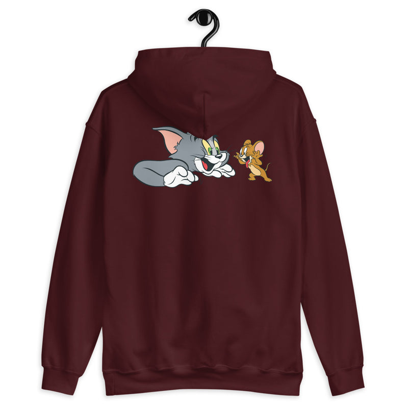 Crazy Tom and Jerry naughty Design Hoodie