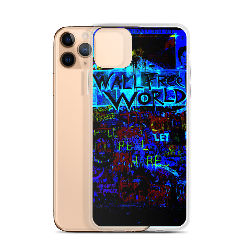 wall free world unique designed iPhone Case