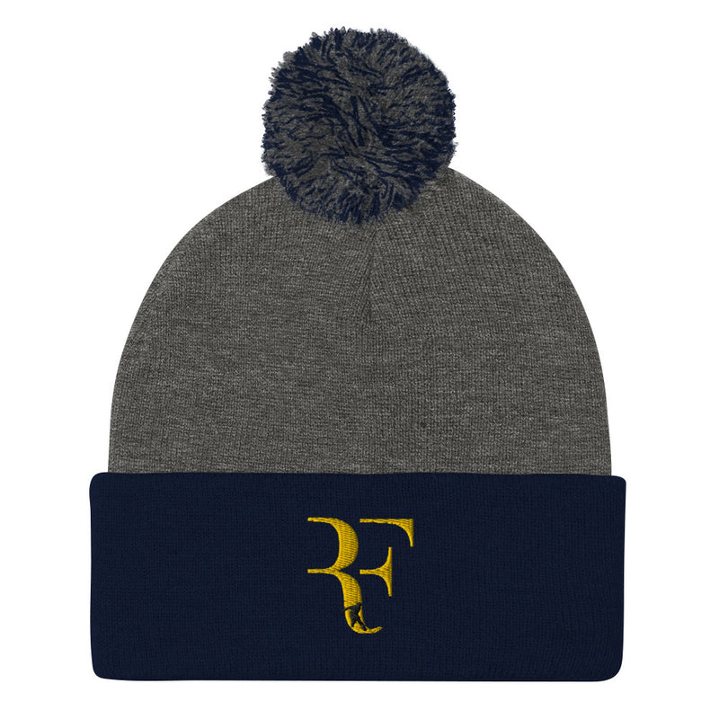 roger federer premium Pom-Pom Beanie by rocky apparels