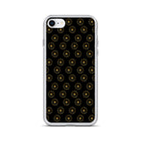 premium gold shape pattern iPhone Case by rocky apparels