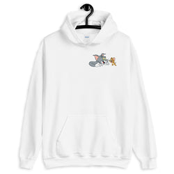 Crazy Tom and Jerry naughty Design Hoodie