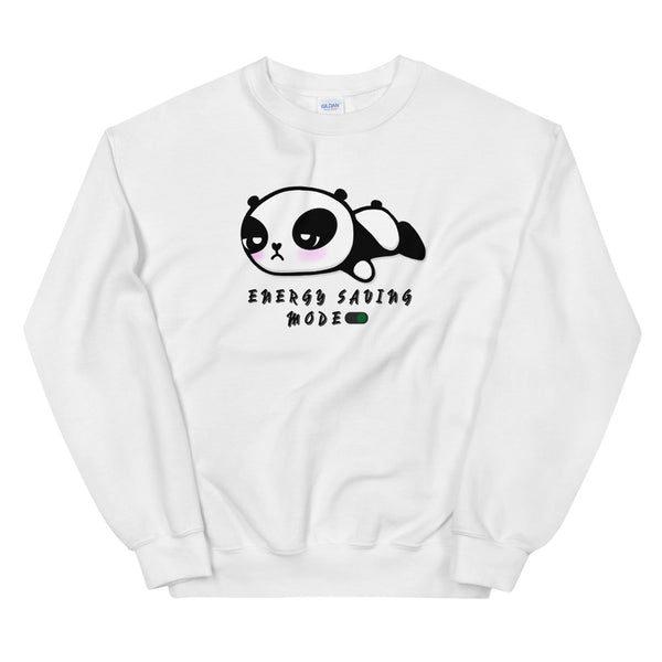 cute panda in energy saving mode Sweatshirt