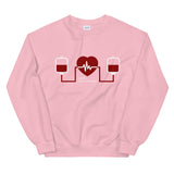 Message for the Blood Donation elegant Sweatshirt