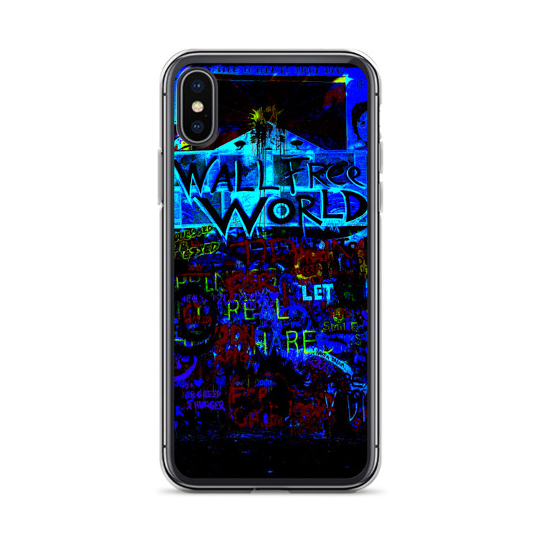 wall free world unique designed iPhone Case