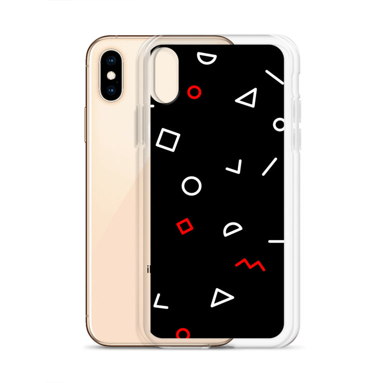 elegant shapes pattern premium quality iPhone Case