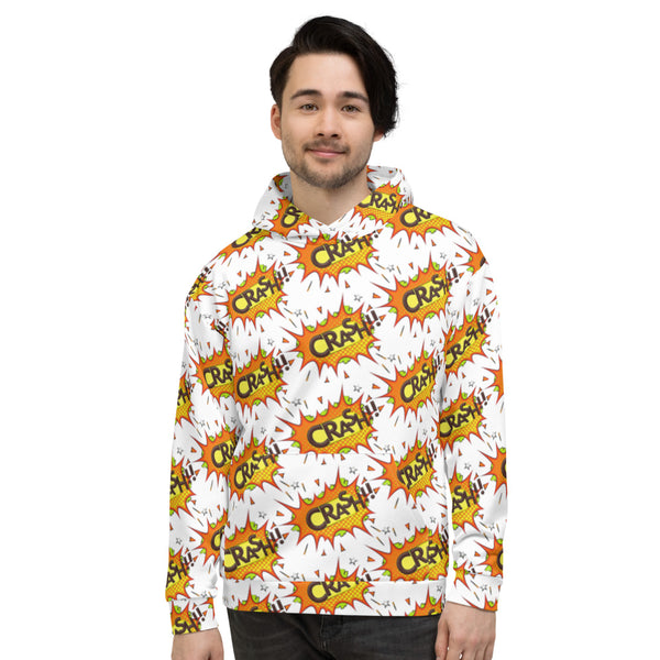 unique crash pattern Hoodie by rocky apparels