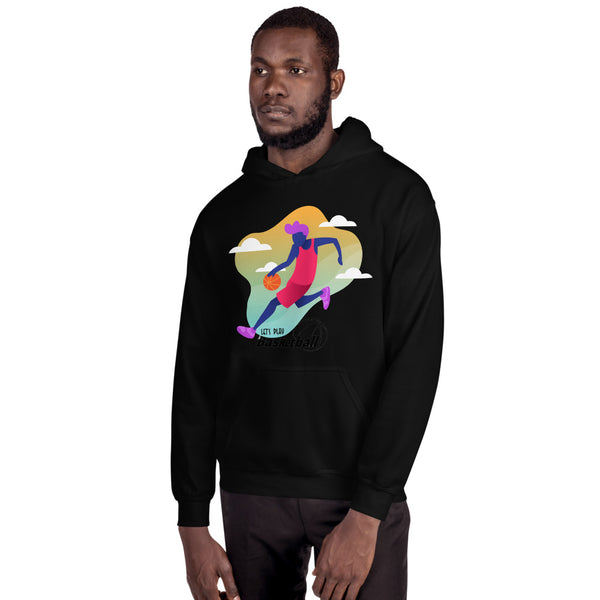 Lets Play Basketball Elegant Illustration Design Hoodie