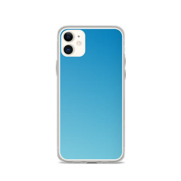 elegant blue colored iPhone Case