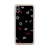 elegant shapes pattern premium quality iPhone Case