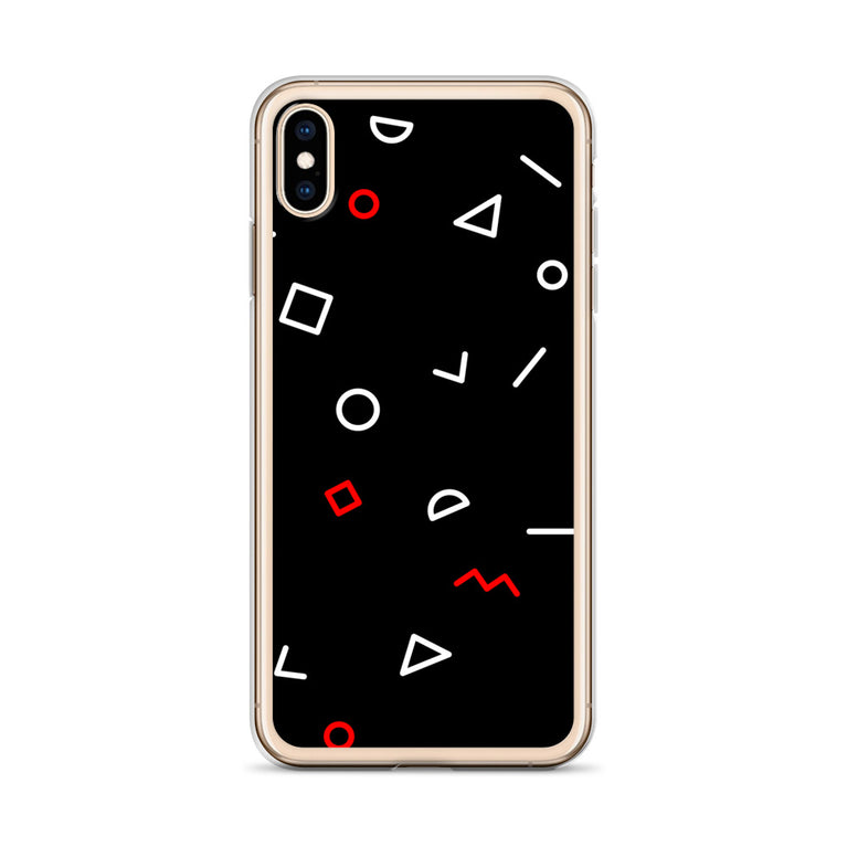 elegant shapes pattern premium quality iPhone Case