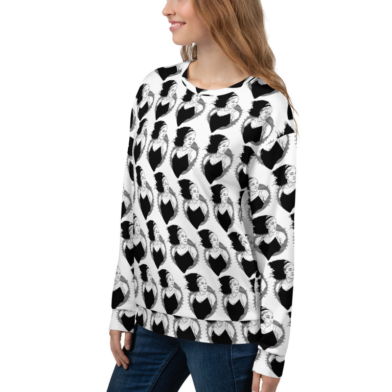 Serena Williams pattern Sweatshirt by rocky apparels
