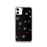 elegant shapes pattern premium quality iPhone Case