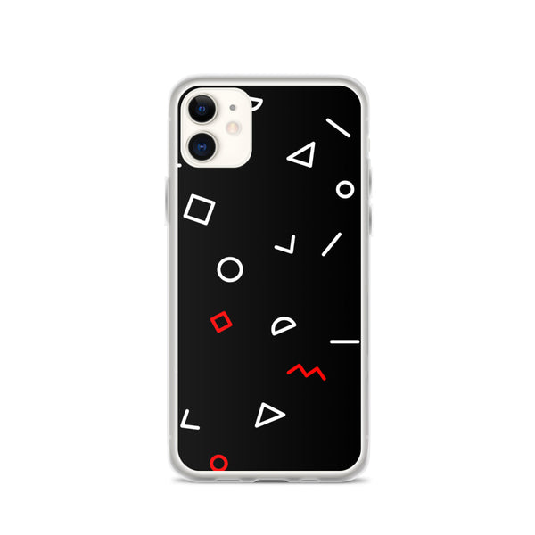 elegant shapes pattern premium quality iPhone Case
