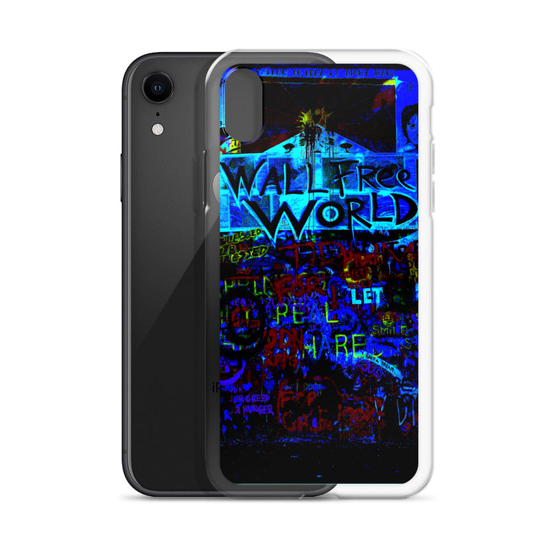 wall free world unique designed iPhone Case