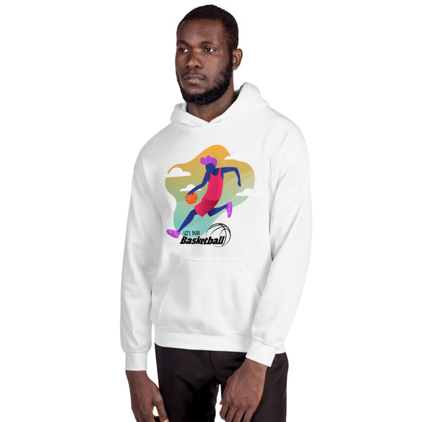 Lets Play Basketball Elegant Illustration Design Hoodie