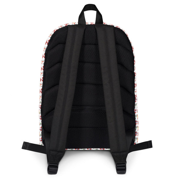 unique delivery boy bike pattern Backpack by rocky apparels