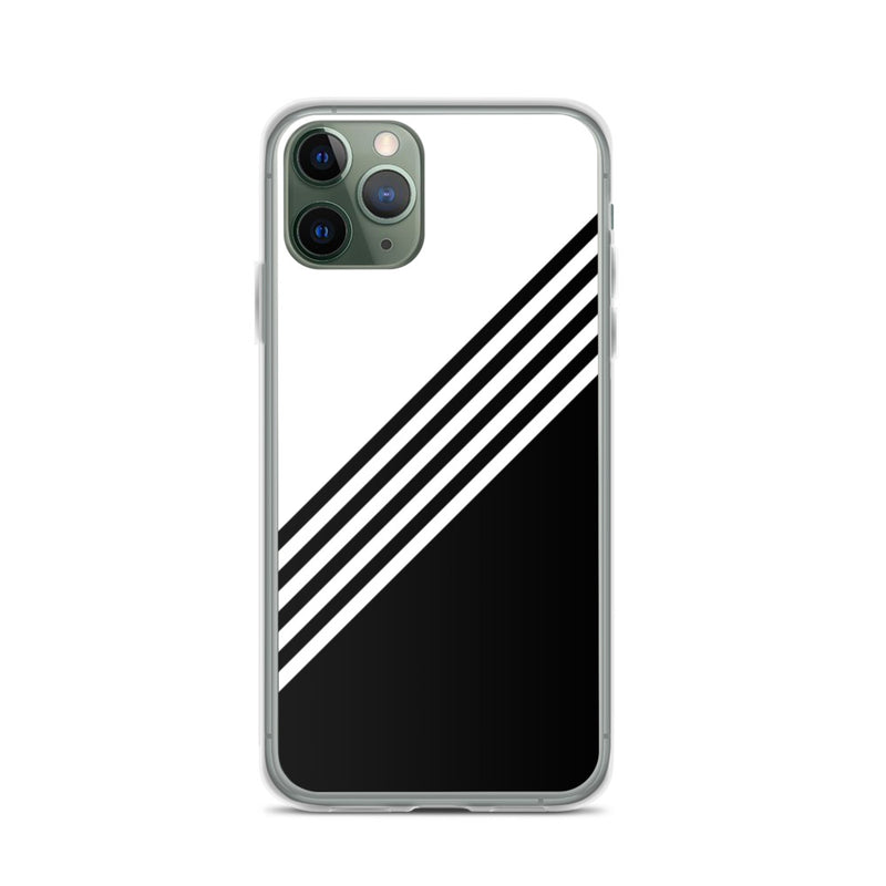 elegant black and white combination designed iPhone Case