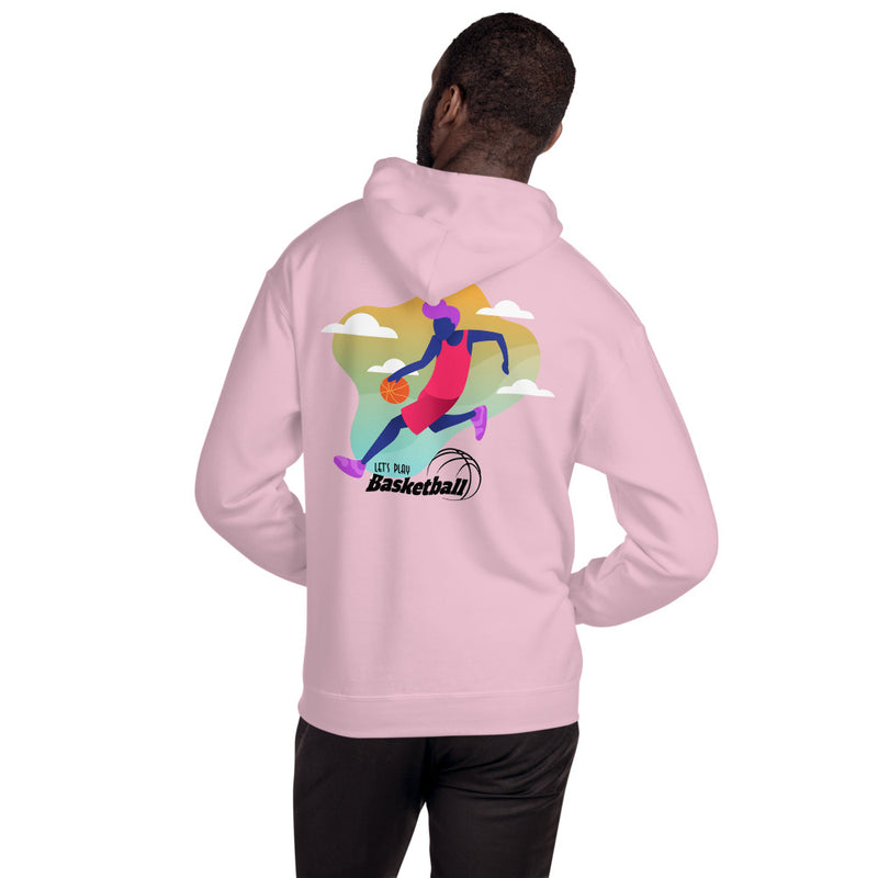 Lets Play Basketball Elegant Illustration Design Hoodie