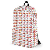 unique delivery boy bike pattern Backpack by rocky apparels