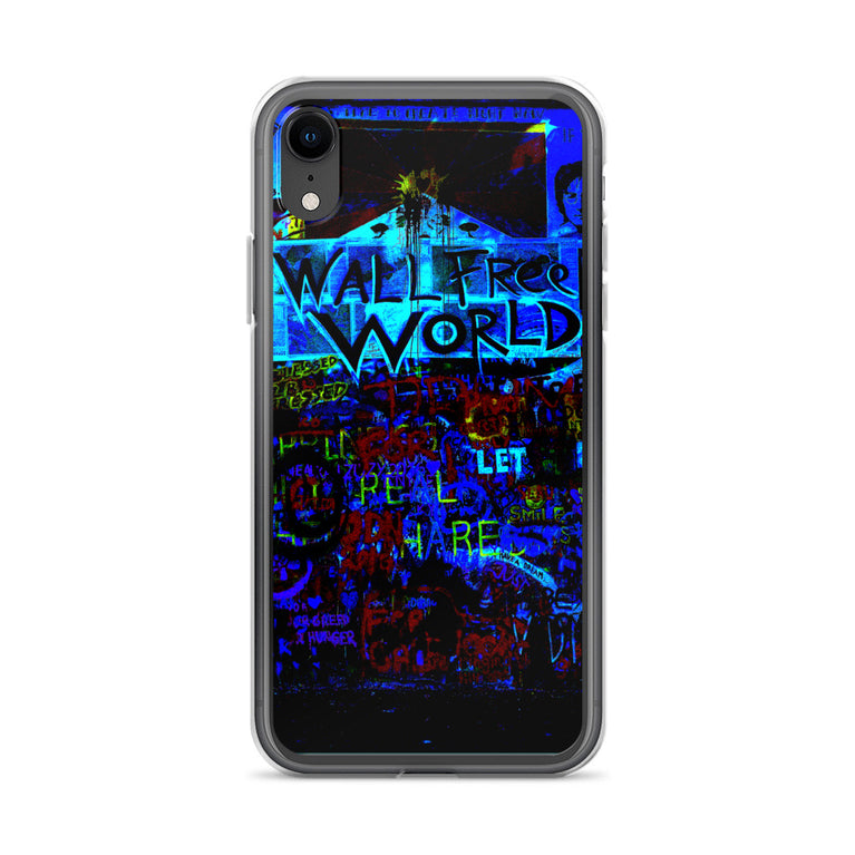 wall free world unique designed iPhone Case