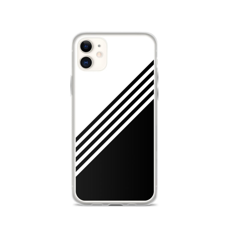 elegant black and white combination designed iPhone Case