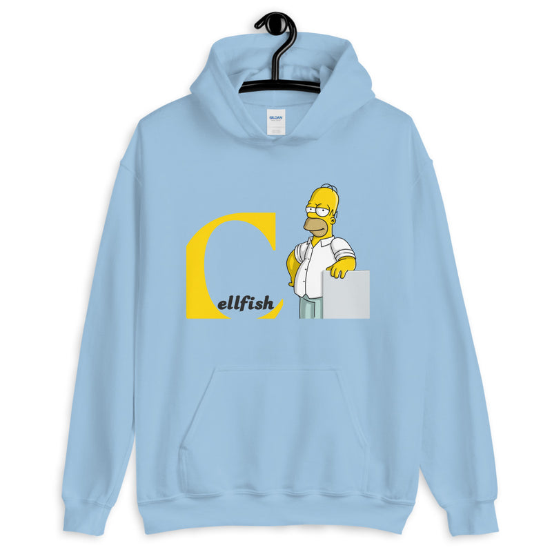 cellFish Eycatching design hoodie
