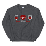 Message for the Blood Donation elegant Sweatshirt