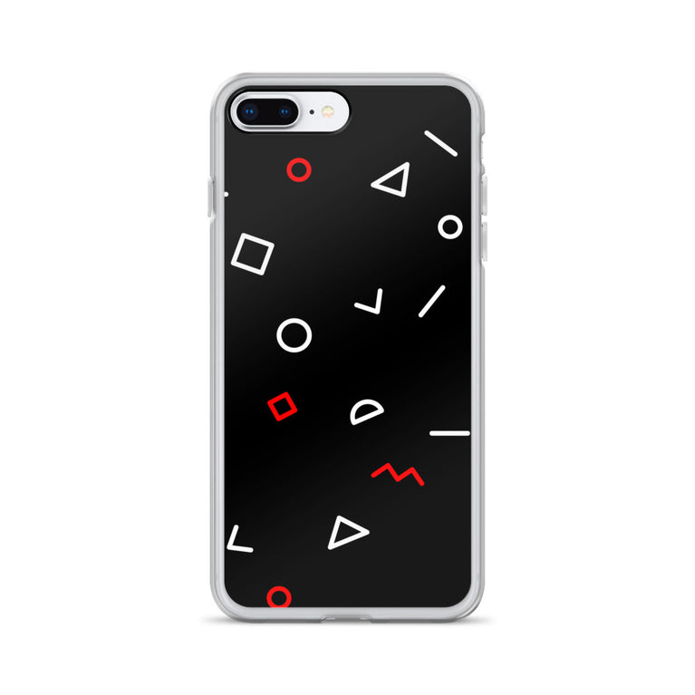 elegant shapes pattern premium quality iPhone Case
